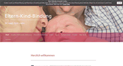 Desktop Screenshot of eltern-kind-bindung.net