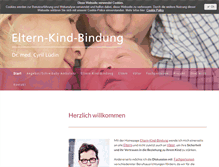 Tablet Screenshot of eltern-kind-bindung.net
